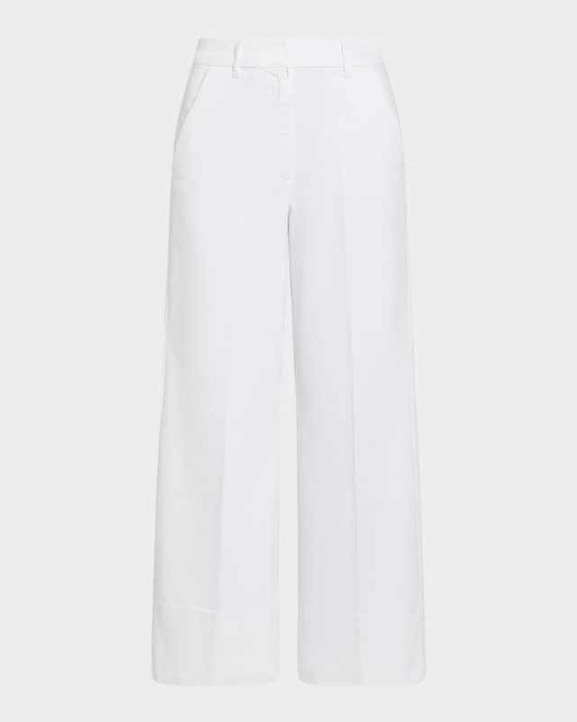 Reseda1 Cropped Wide-Leg Pants